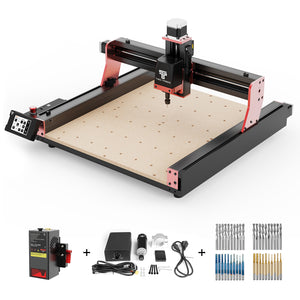 Twotrees TTC450 PRO CNC Router Machine +TC20 Laser Module + 500w Motor + End Mills