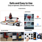 Twotrees TTC450 Ultra CNC Router Machine + 4th Axis + Vacuum Cleaner M1 + Cooling Kit