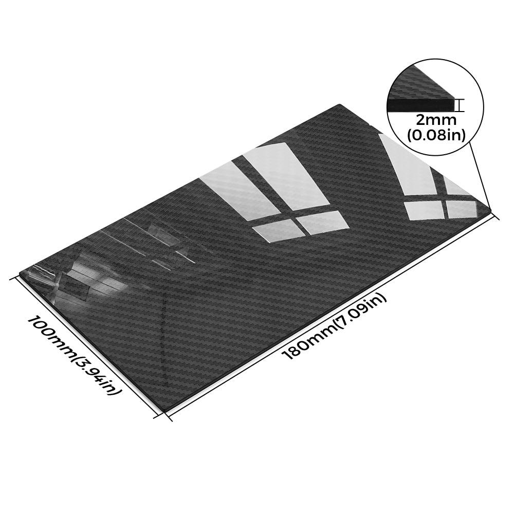 Twotrees CNC material carbon fiber plate 3K twill glossy - TwoTrees Official Shop