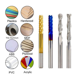 Twotrees 40 PCS End Mills CNC Router Bits - TwoTrees Official Shop