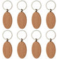 Wooden ID Tags Blank Rectangle Wooden Key Chain Diy - TwoTrees Official Shop