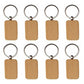 Wooden ID Tags Blank Rectangle Wooden Key Chain Diy - TwoTrees Official Shop