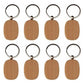 Wooden ID Tags Blank Rectangle Wooden Key Chain Diy - TwoTrees Official Shop