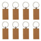 Wooden ID Tags Blank Rectangle Wooden Key Chain Diy - TwoTrees Official Shop