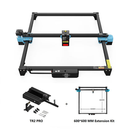 Twotrees TTS-20 Pro 20W Laser Engraver Machine + TR2 Pro Rotary + Extension Kit